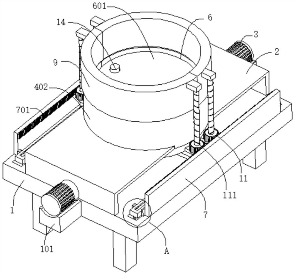 Concrete manhole cover pouring mold and pouring method thereof