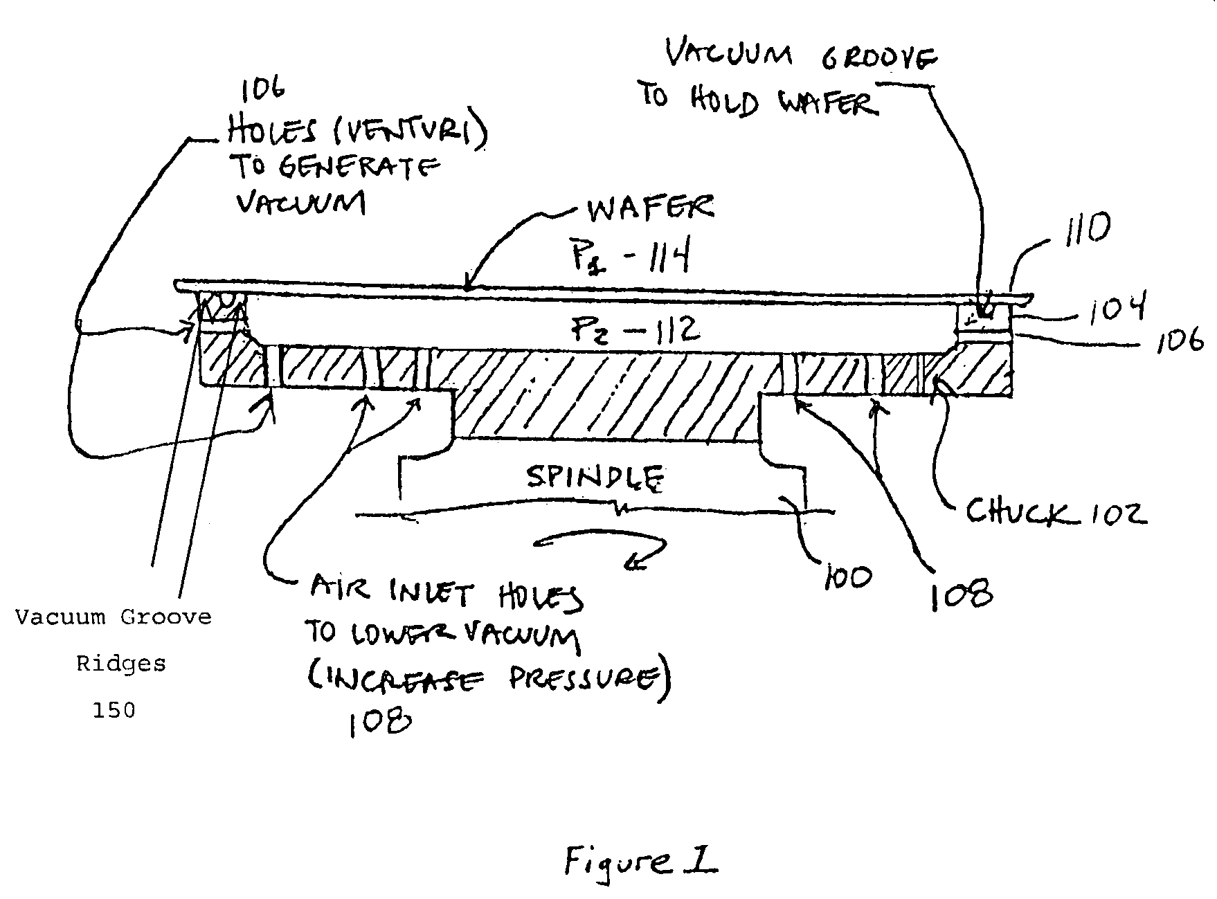 System and method for optimizing wafer flatness at high rotational speeds