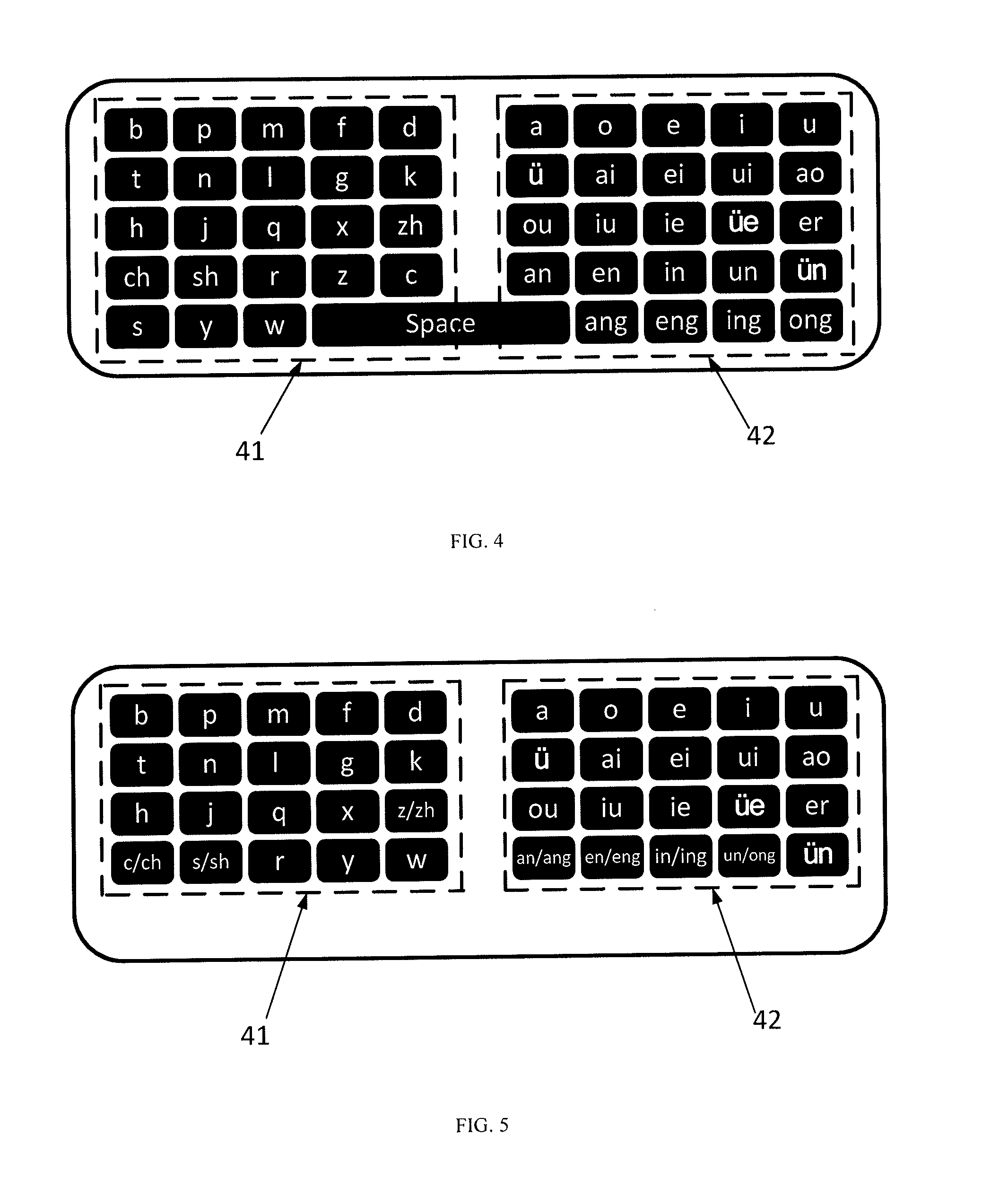 Method and Keyboard for Inputting Chinese Characters and Electronic Apparatus Containing the Keyboard