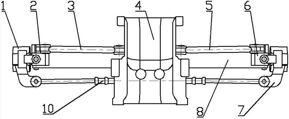 Steering drive axle of normal ground clearance