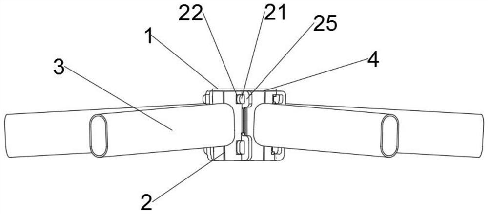 Detachable assembled chair leg