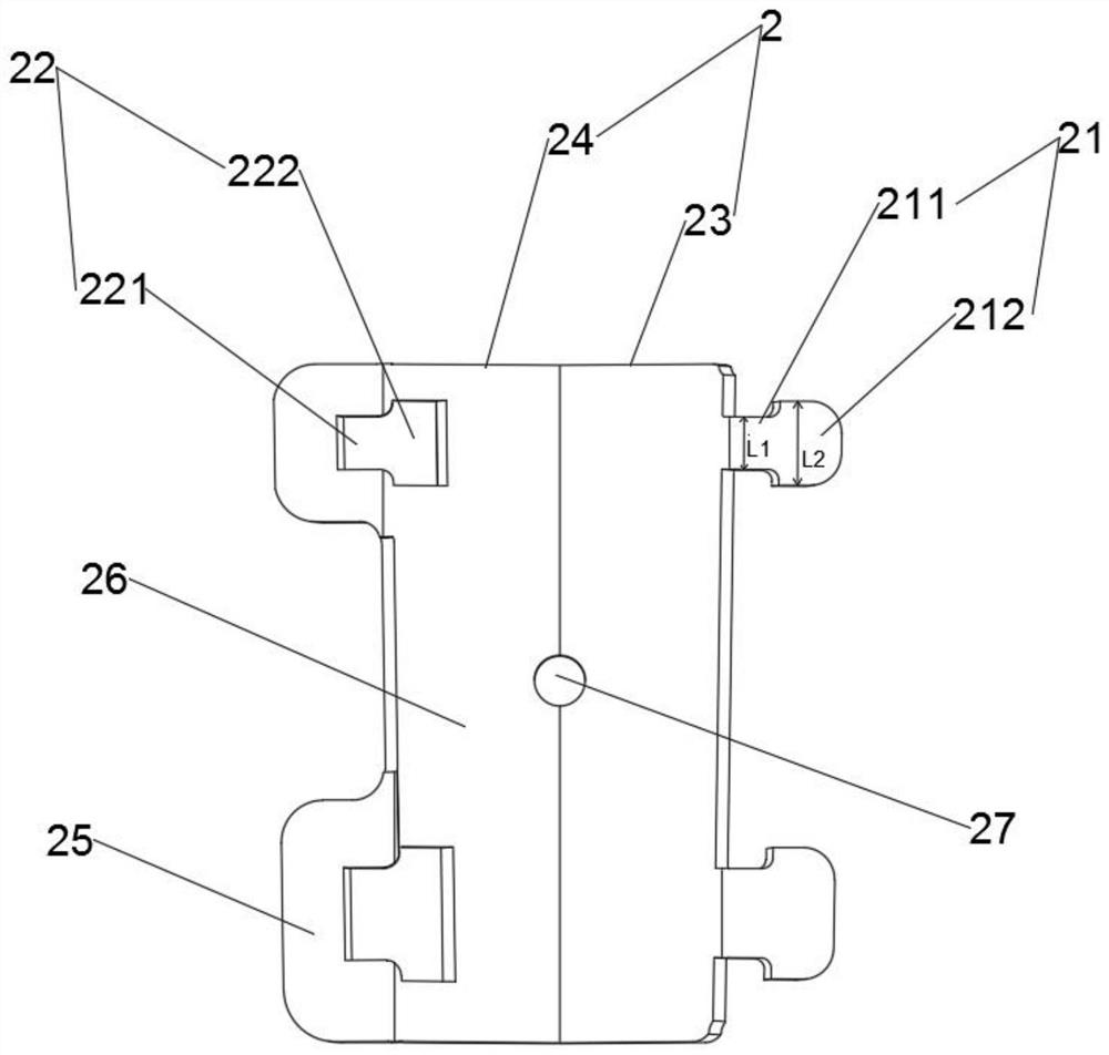 Detachable assembled chair leg