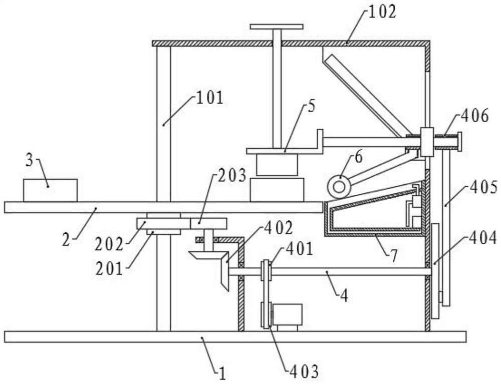 Anti-sticking forming equipment for cake food processing and forming method