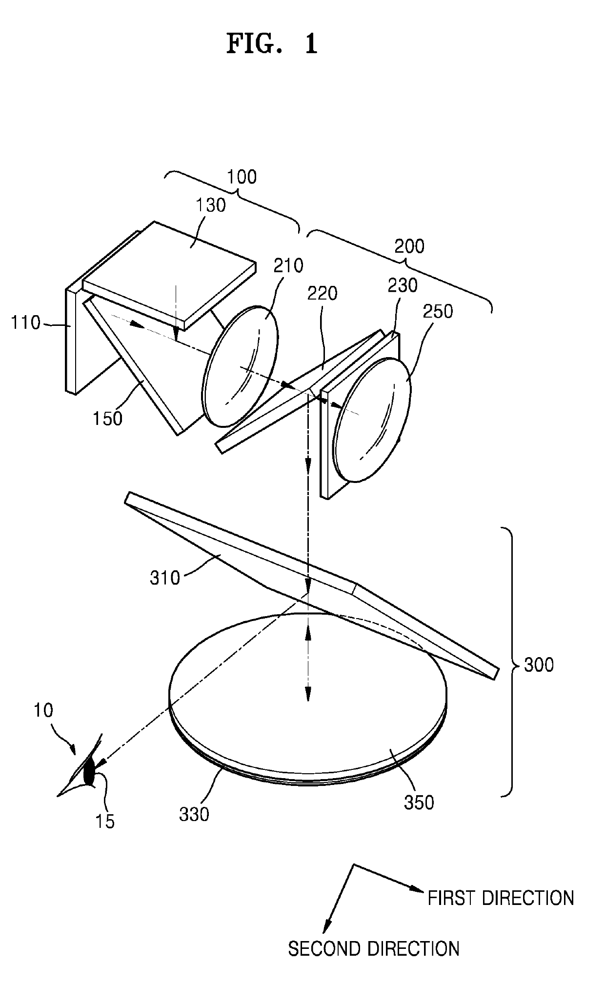 See-through type display apparatus