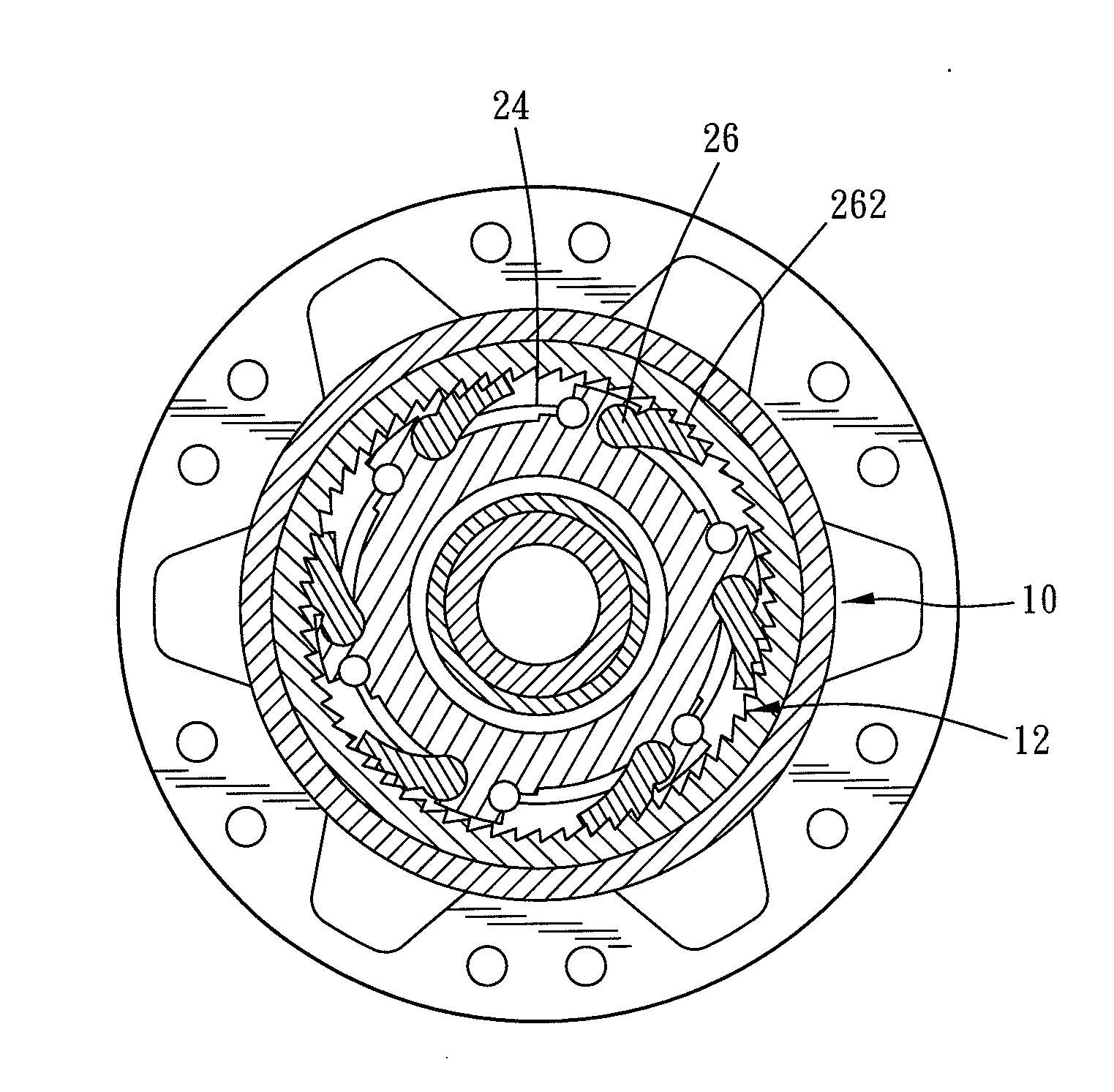 Ratchet hub device