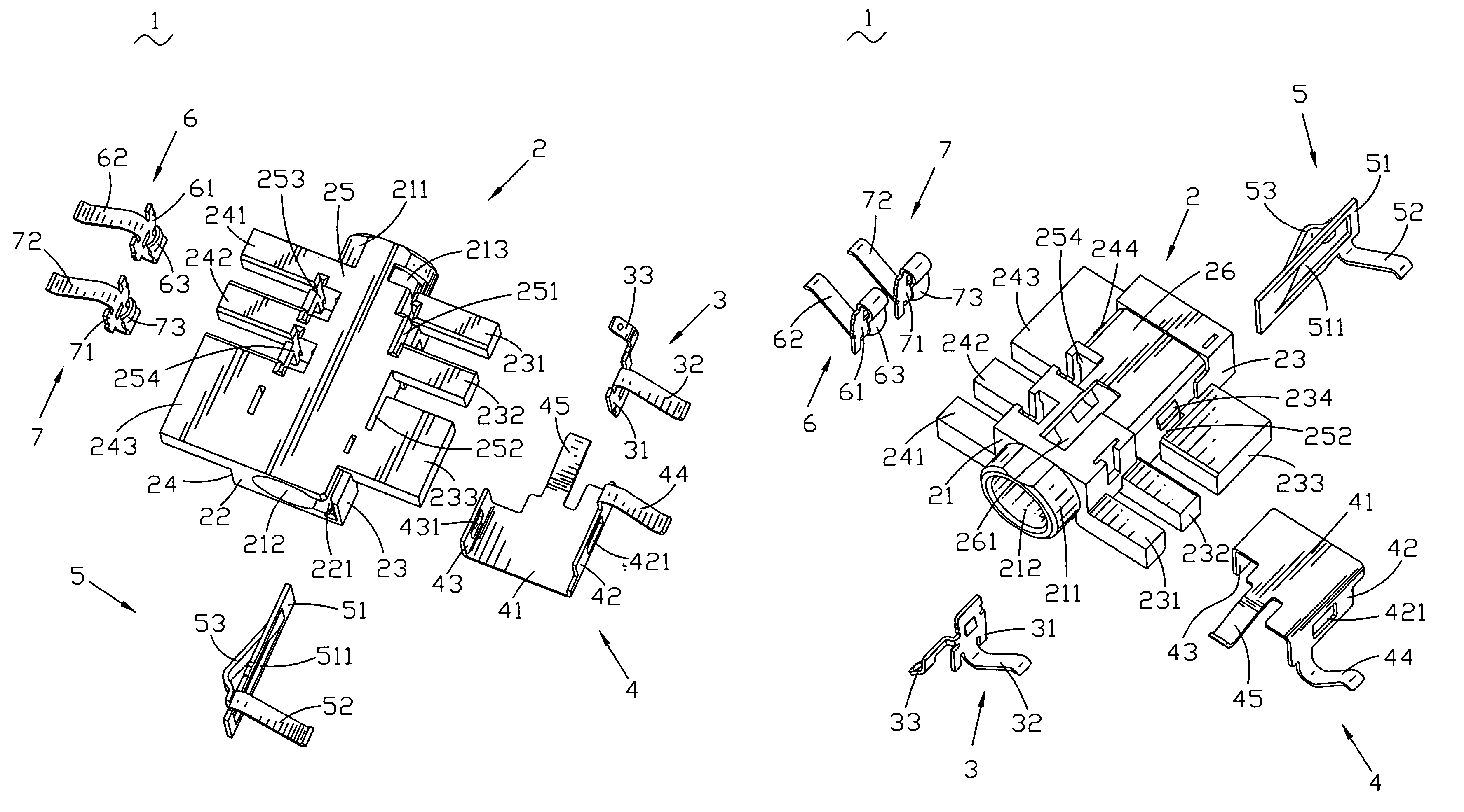 Audio jack connector