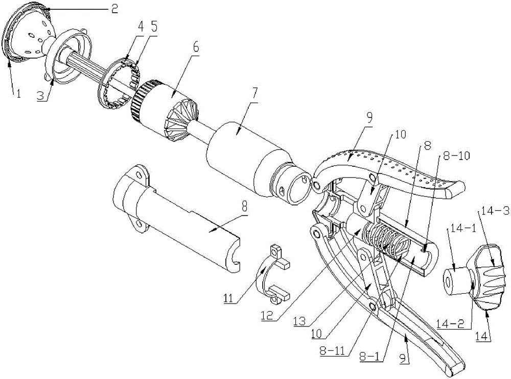 Foreskin cutting suture instrument