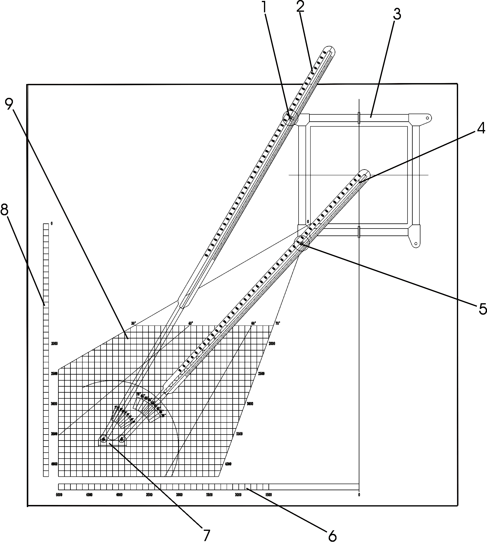 Attached parameter measuring instrument of tower crane