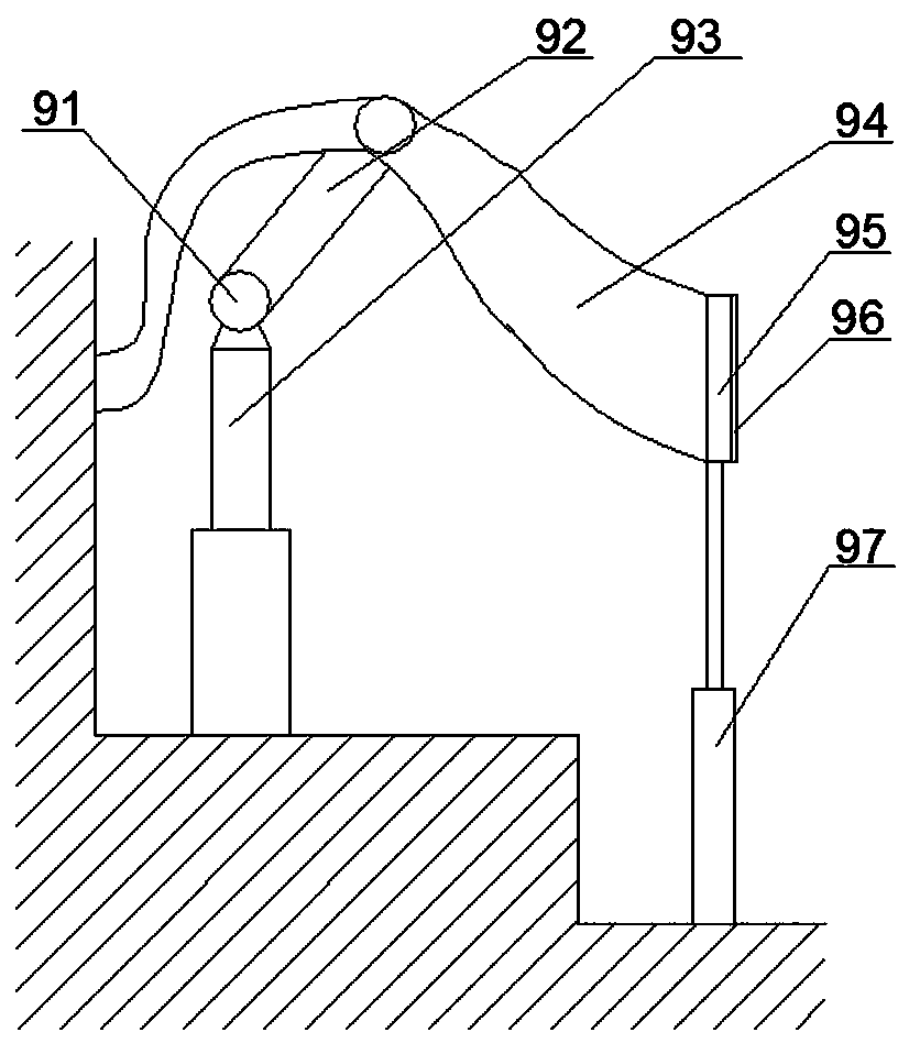 Cleaning device for air purification