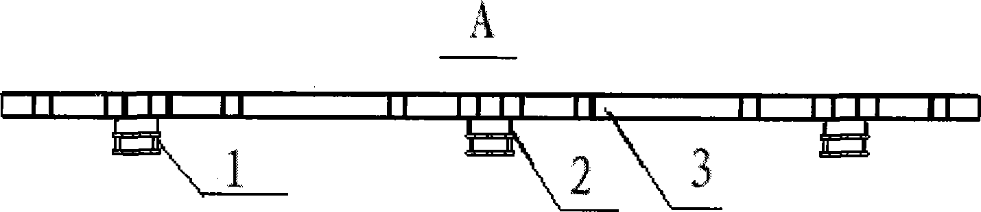 Clamping part transportation fixing device of disassembly transport transformer