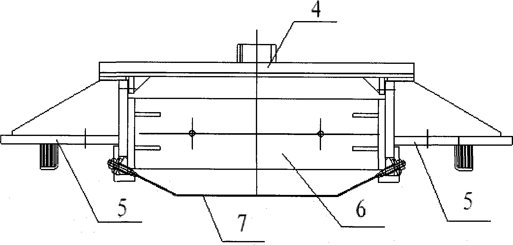 Clamping part transportation fixing device of disassembly transport transformer