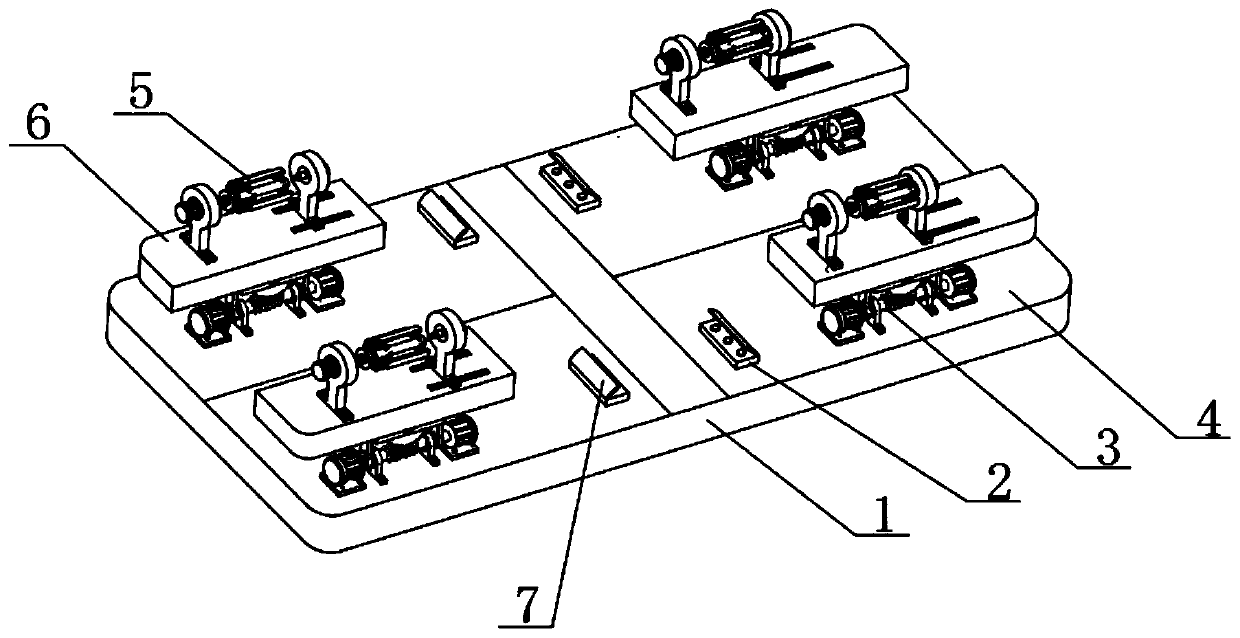 Multi-station working platform for machining