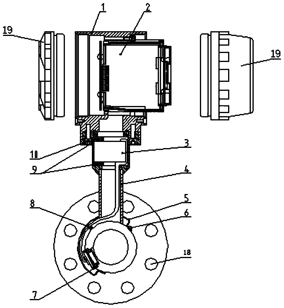 Multi-parameter single well metering device