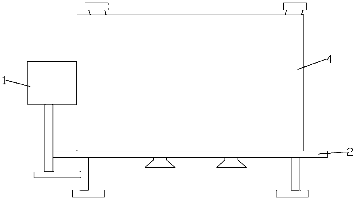 Soil crushing device for agricultural research