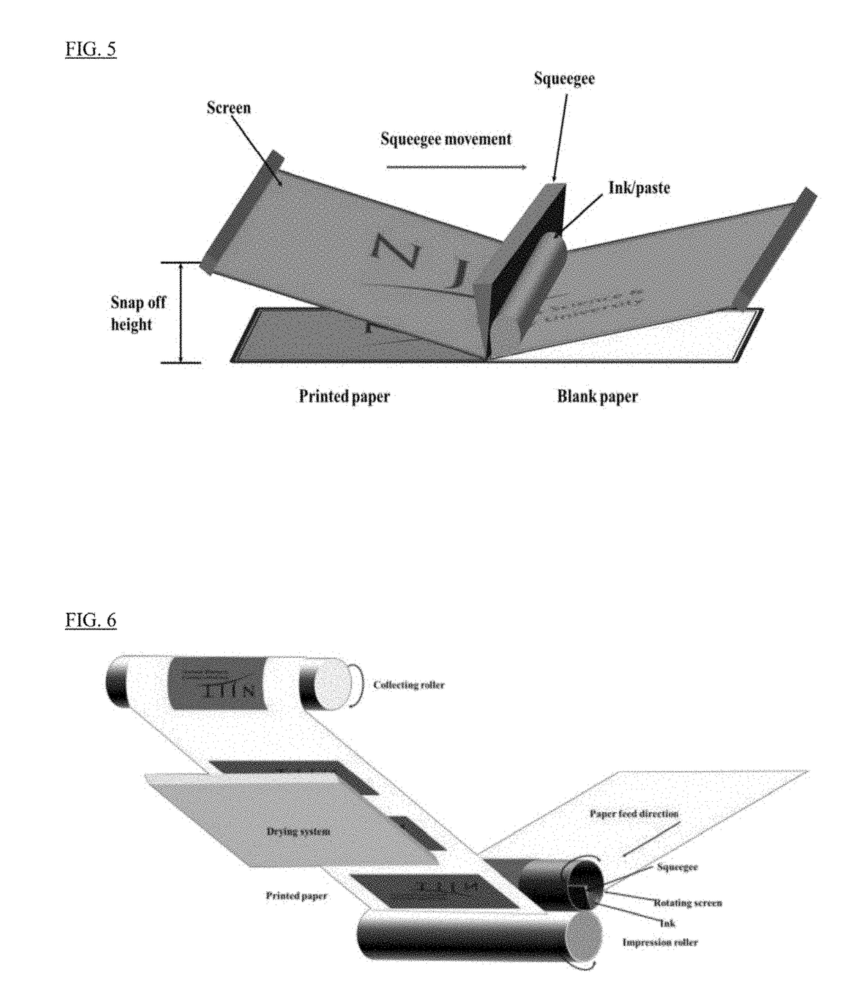 Fabrication of flexible conductive items and batteries using modified inks