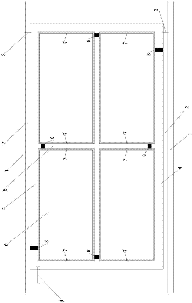 Sulfate type saline-alkali pond construction system and ecological breeding and planting method