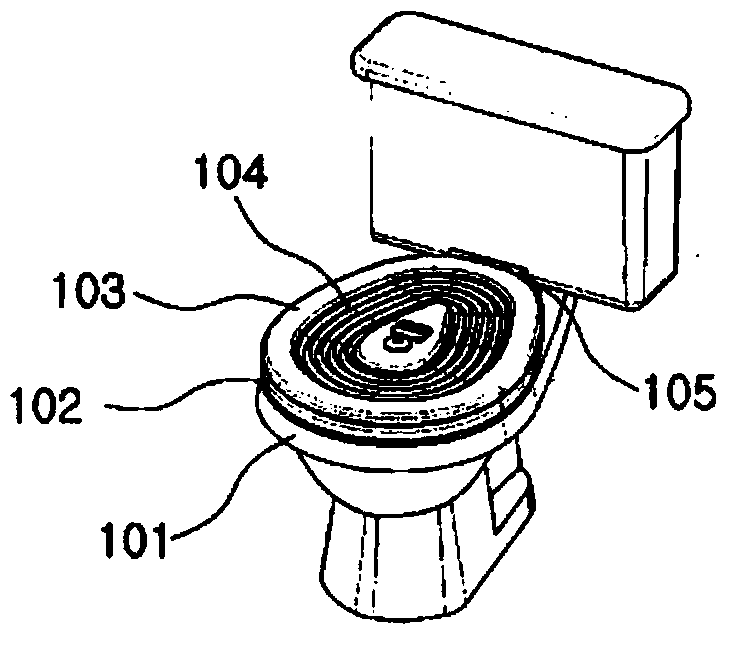 Device for covering toilet bowl