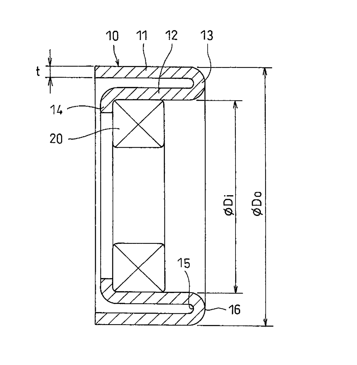 Pressed pulley