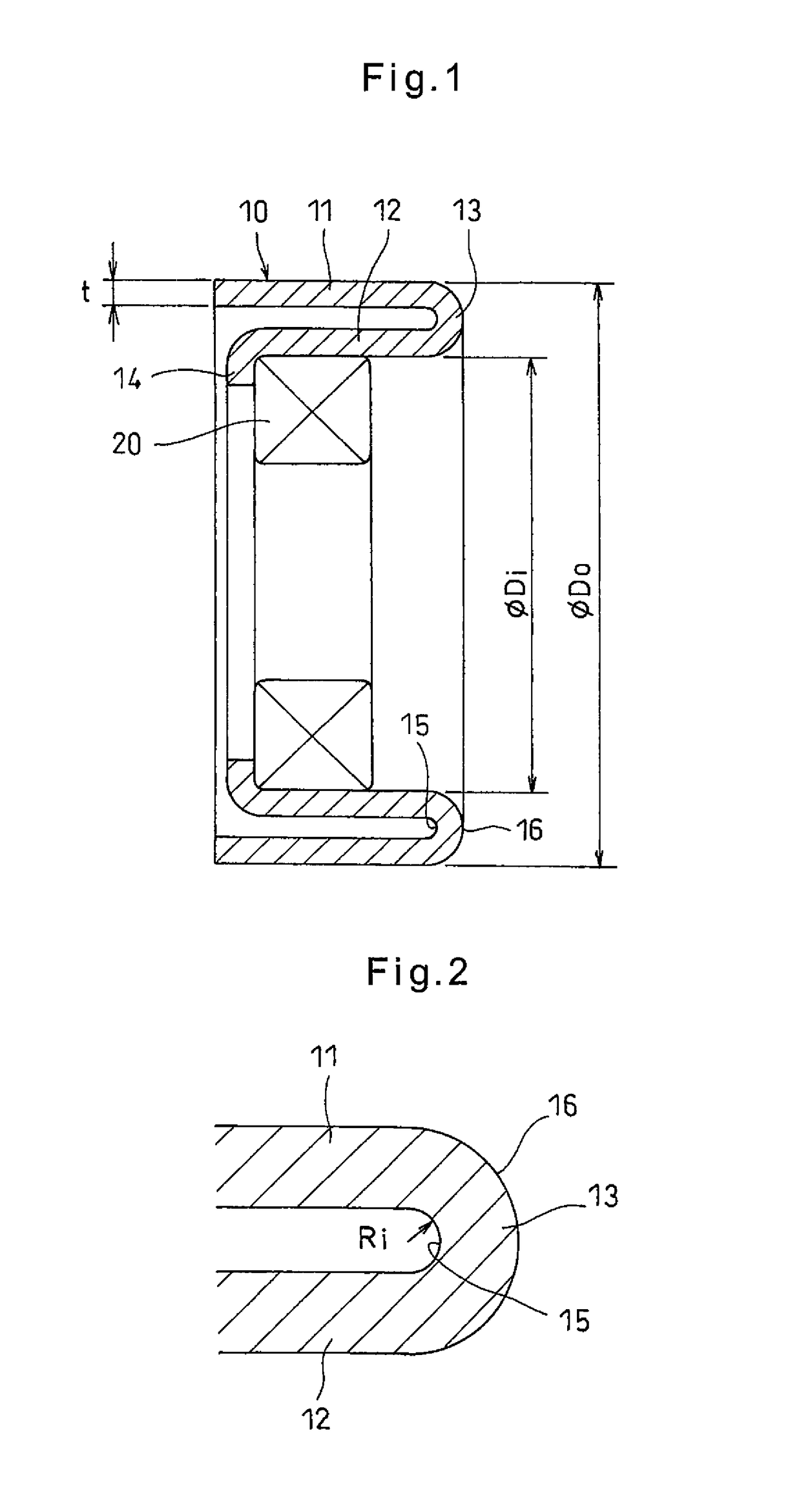 Pressed pulley