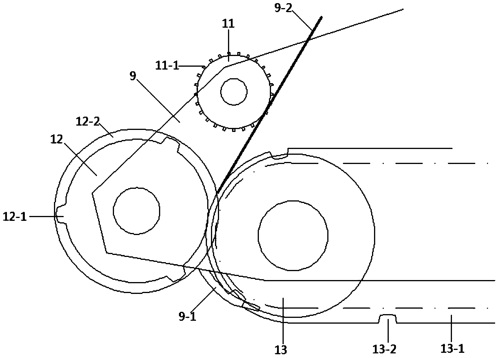 Mobile one-time formed seedling plate combined seedling raising planter