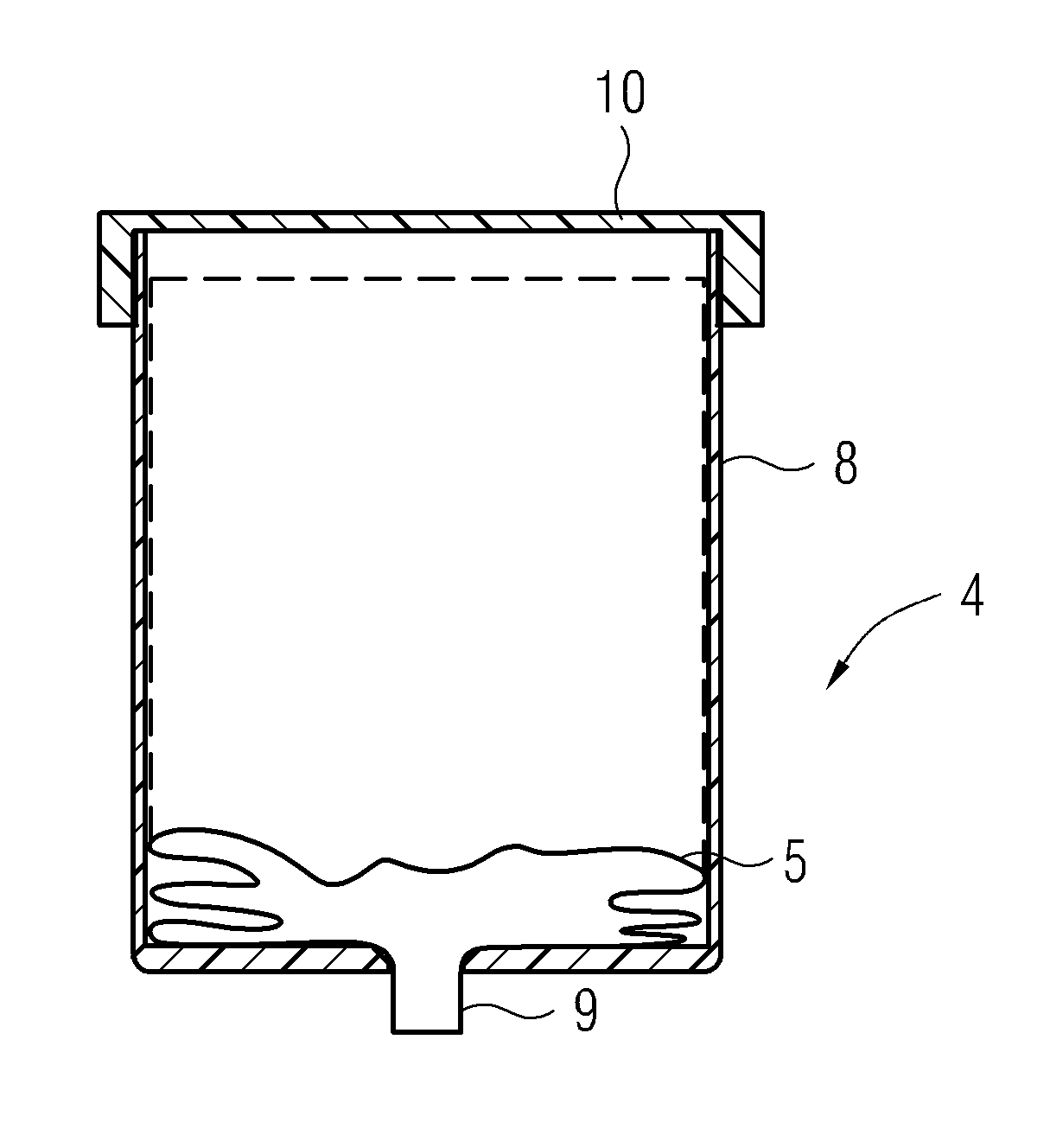 Repository for a lubricant