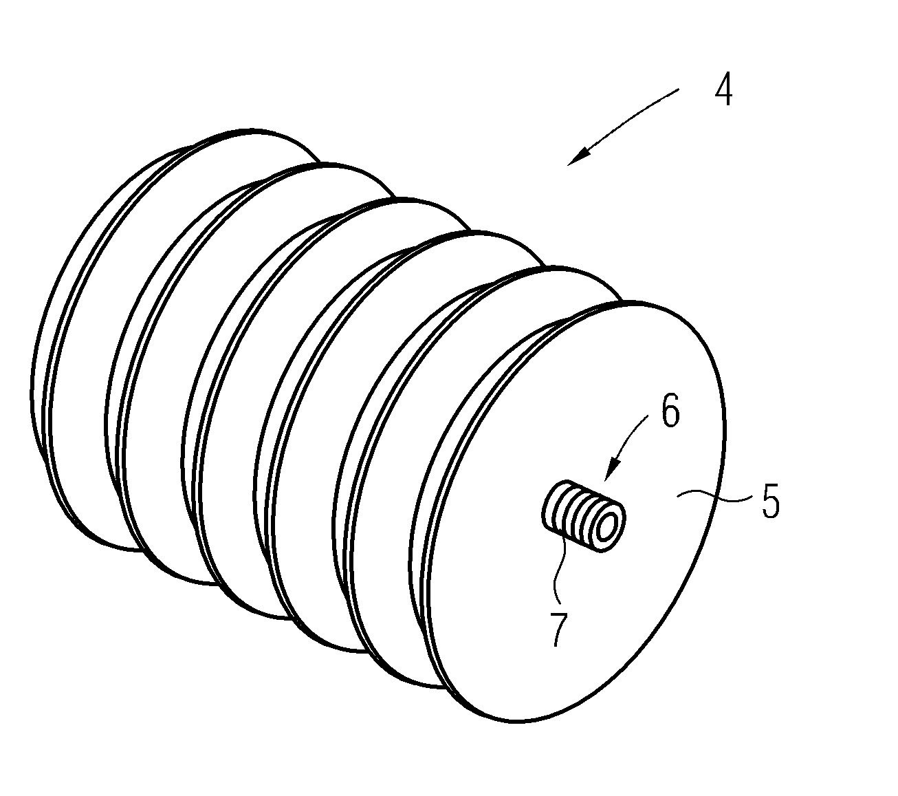 Repository for a lubricant