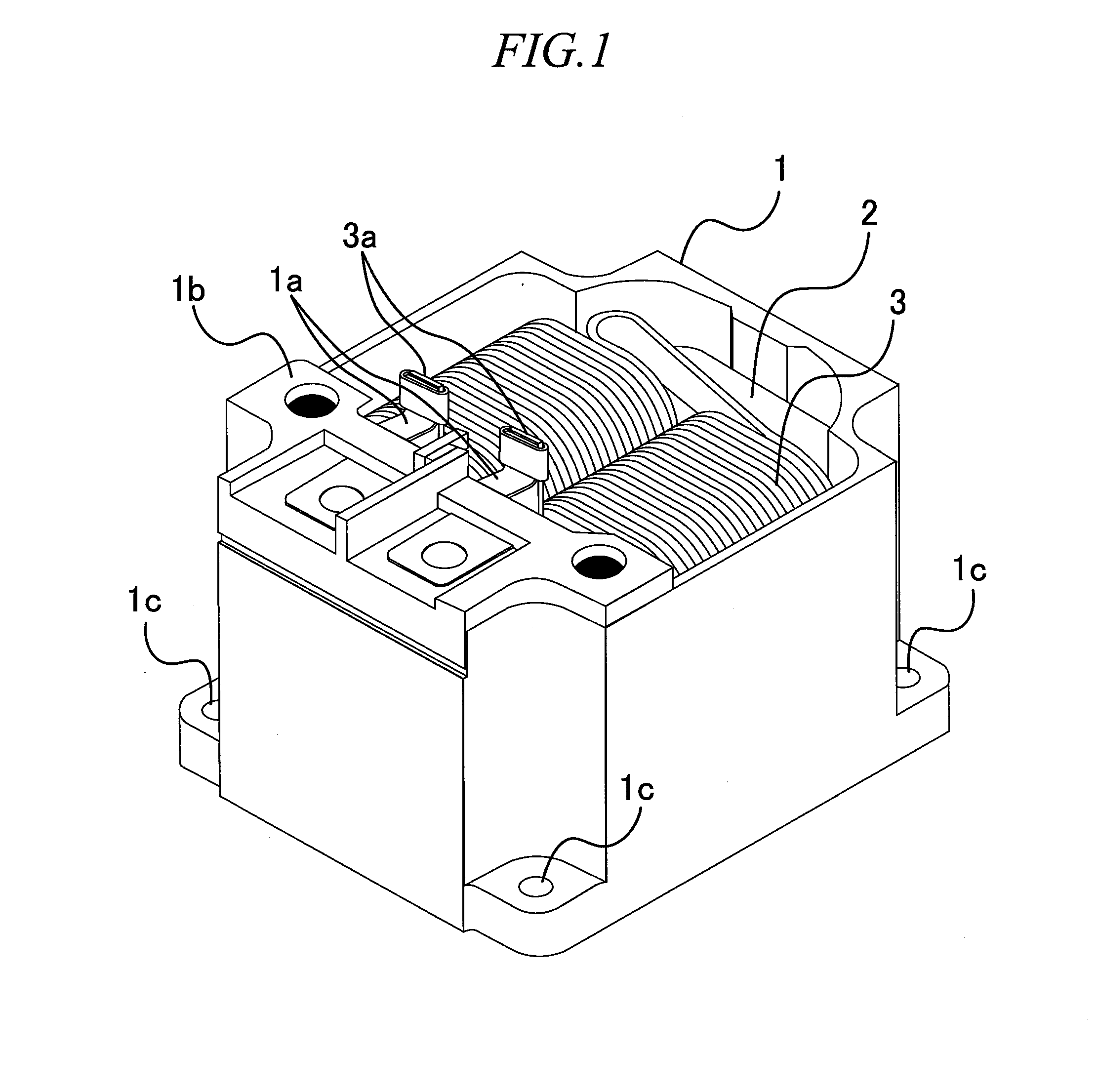 Stationary induction apparatus fixing structure and fixing member