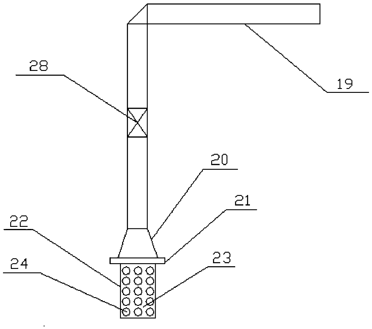 Energy-saving heating device for surface treatment of nano calcium carbonate cured slurry