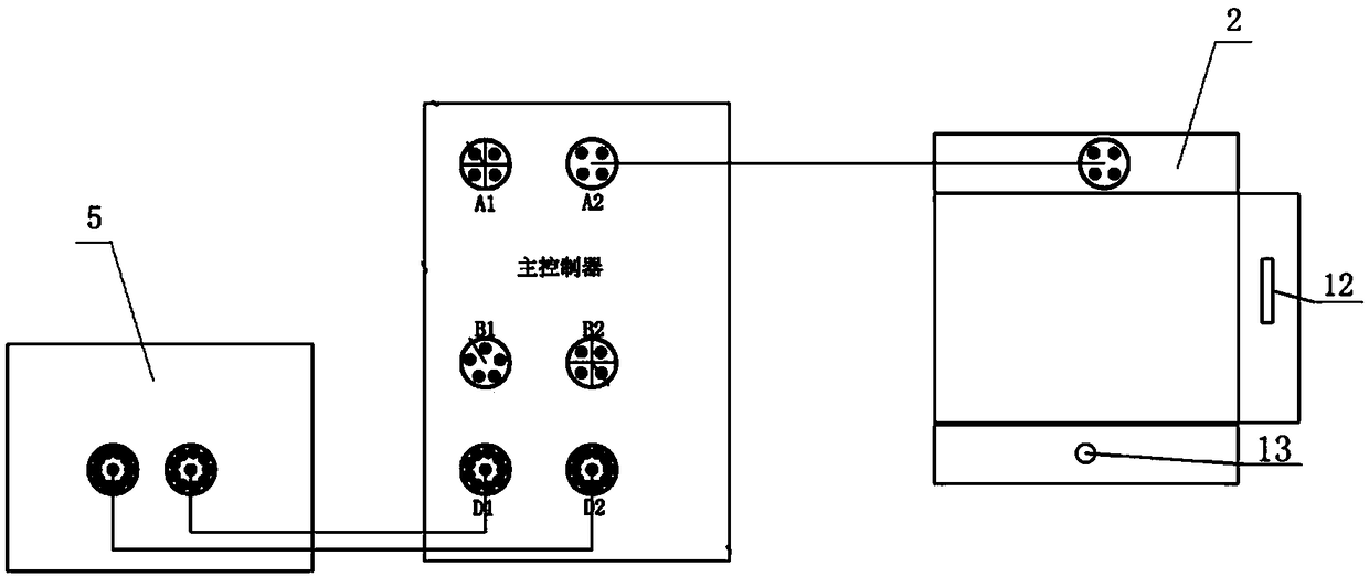 Device and method for three-phase unbalance and reactive power treatment of phase-to-phase capacitance