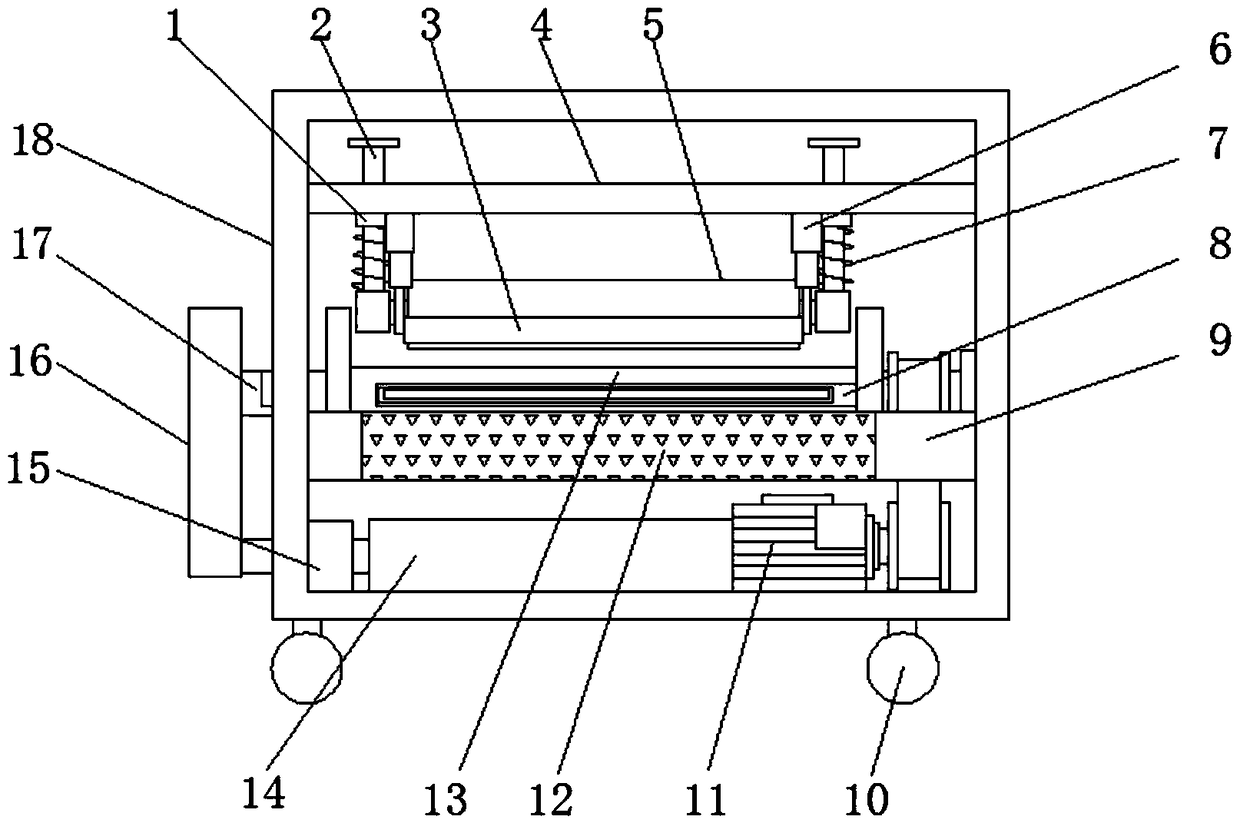 Textile fabric winding and cutting device