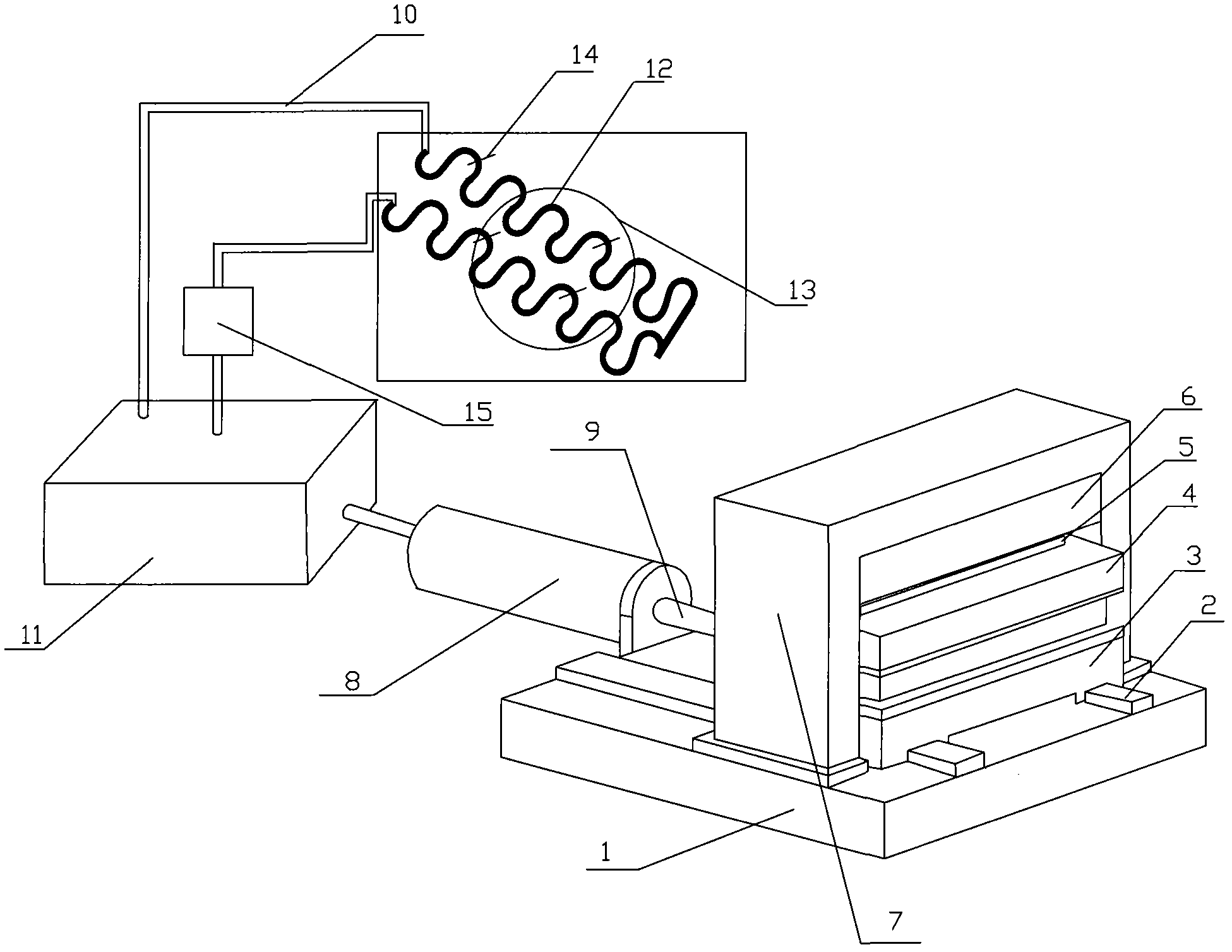 Improved straightening machine