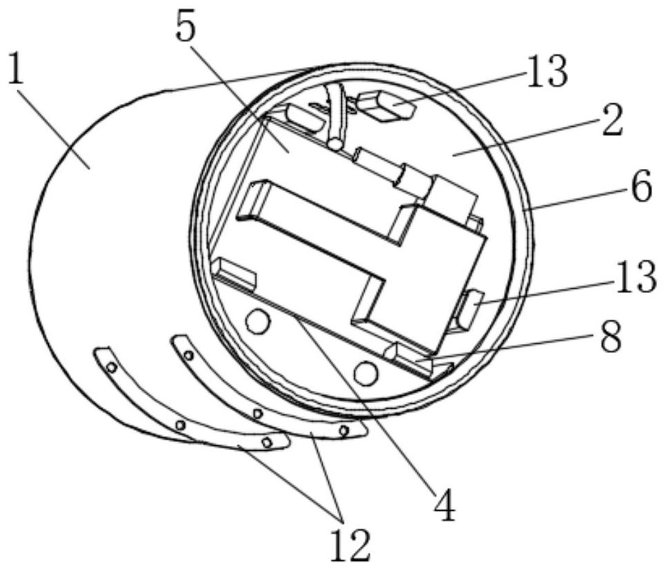 Battery cabin body with inner cabin and outer cabin