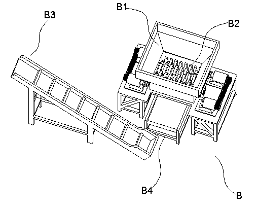 Method and device for separating low-value substances from valuable substances in scraped car