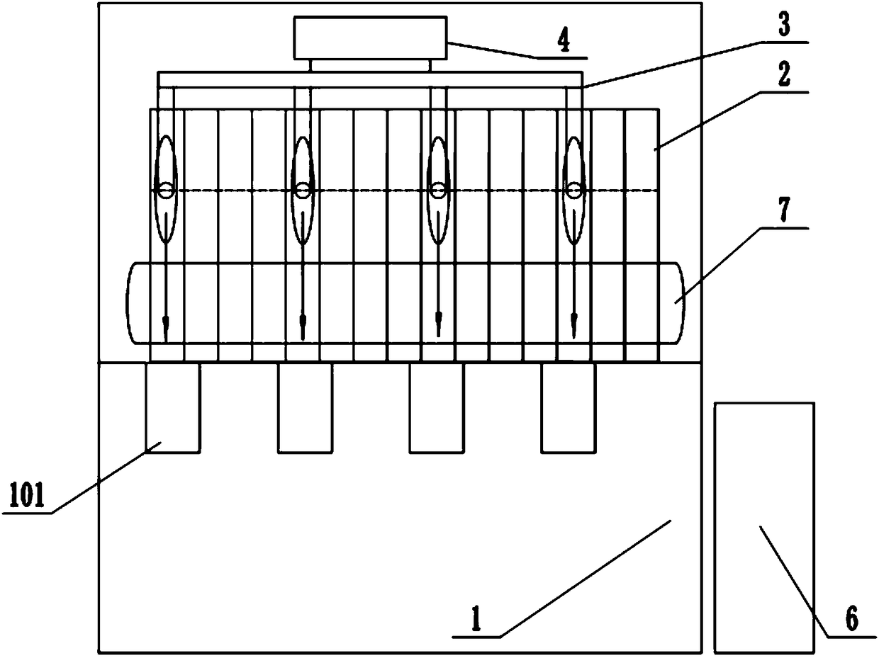 Metal pipe cutting device