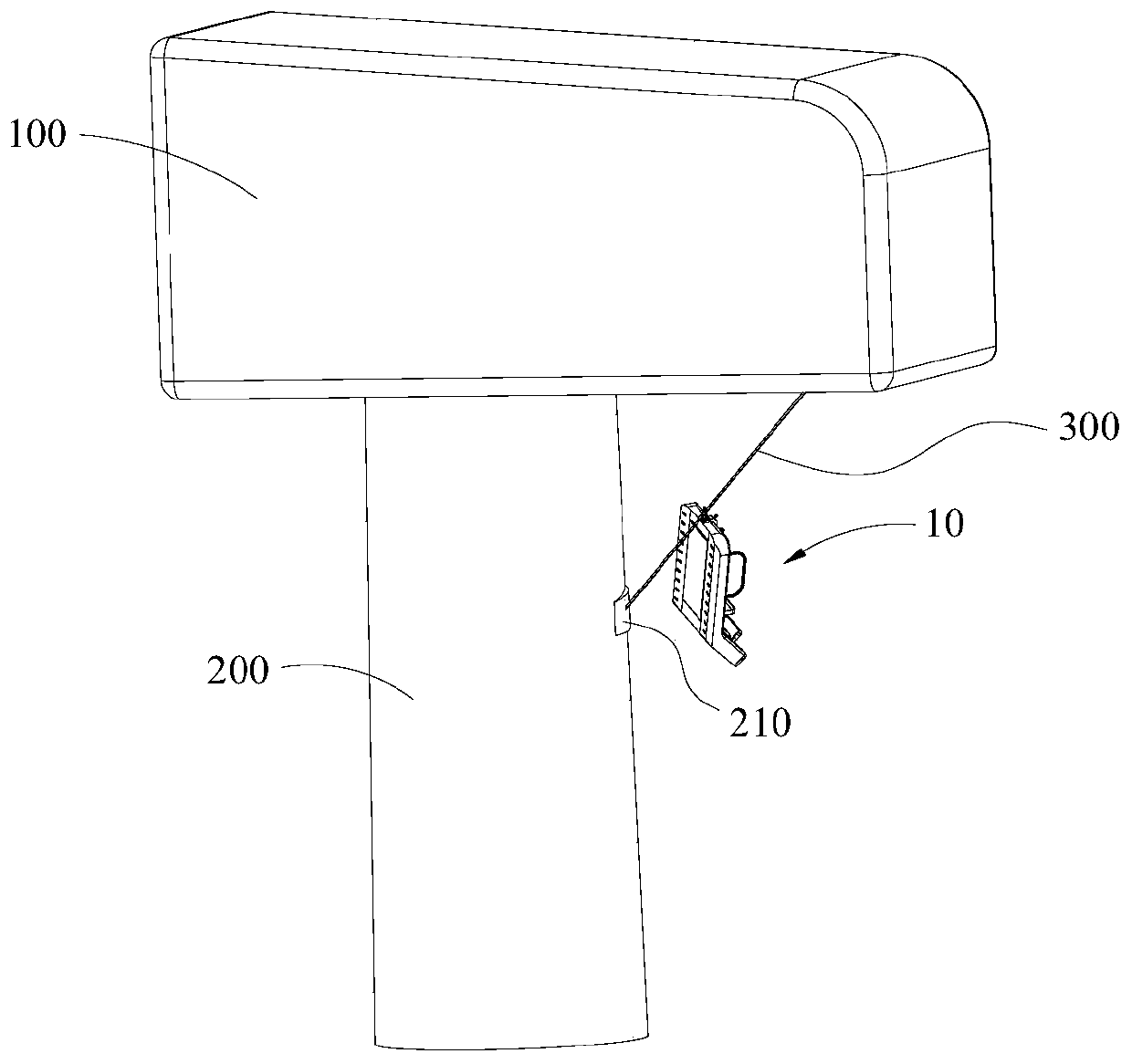 Escape protection device, system, method and wind power generating set