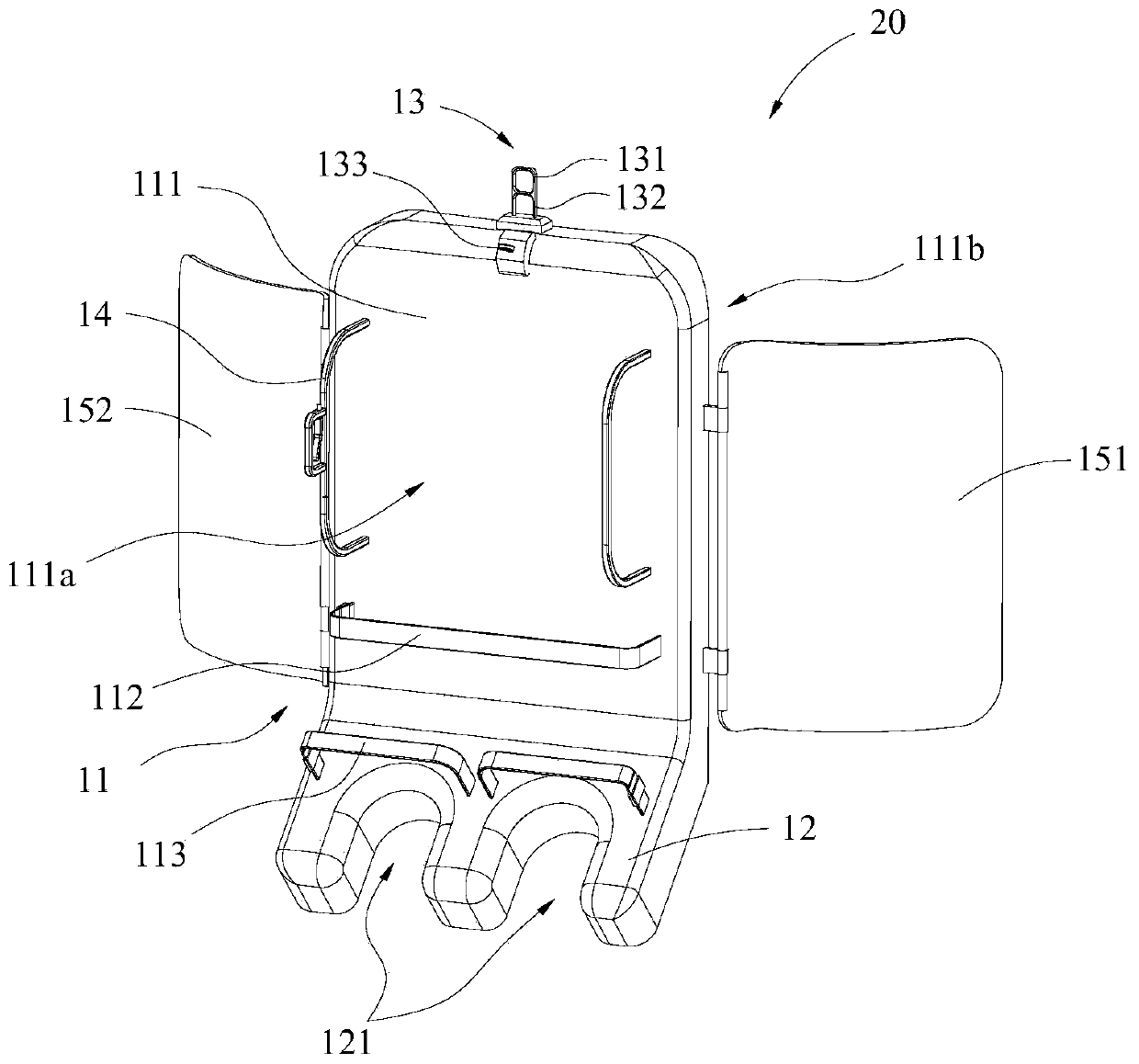 Escape protection device, system, method and wind power generating set