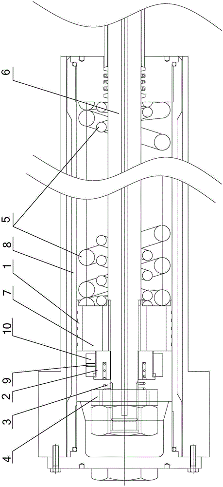 Recoil and counter-recoil two-in-one buffer damping device