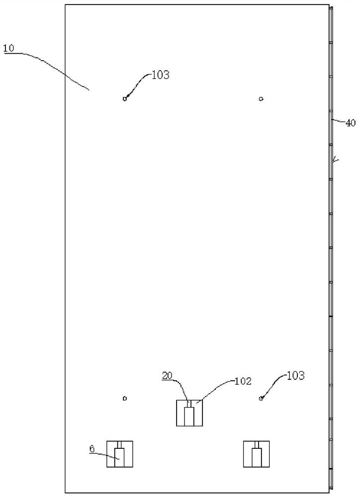 Prefabricated assembly type concrete wallboard and connecting structure and construction method thereof