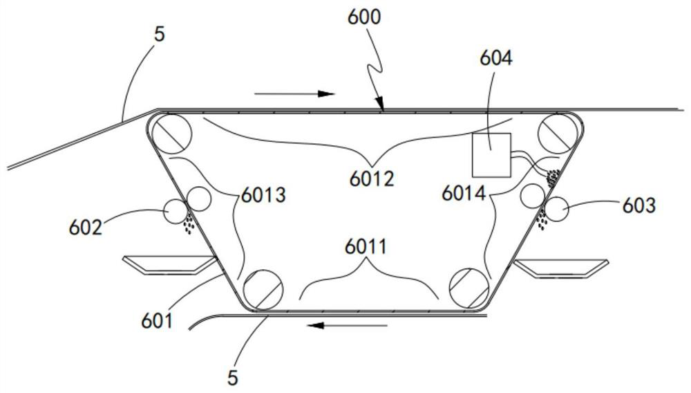 Fabric printing and dyeing production line and method