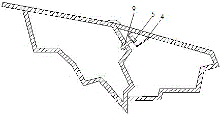 Spoiler mounting structure