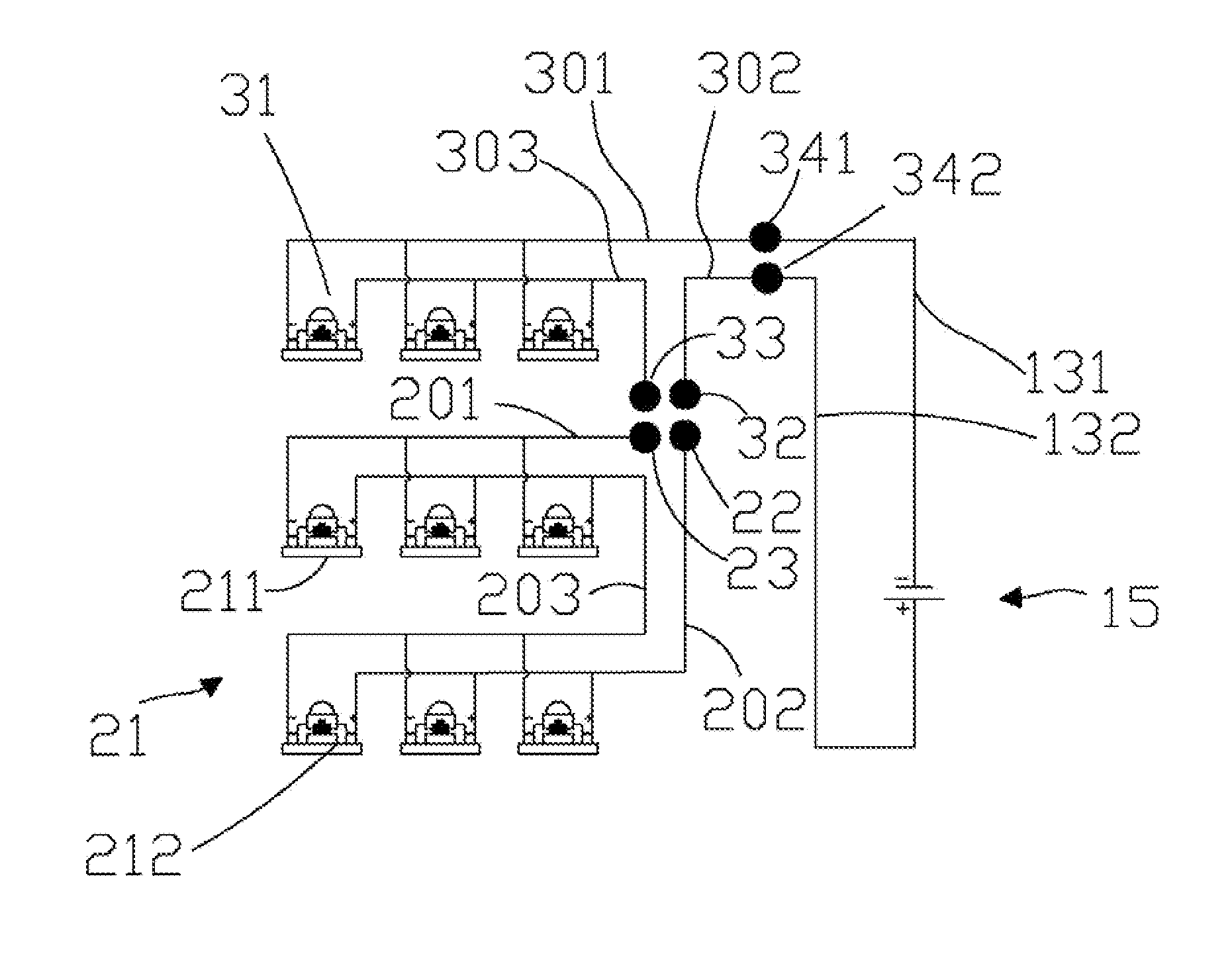 Structures of luminous umbrella