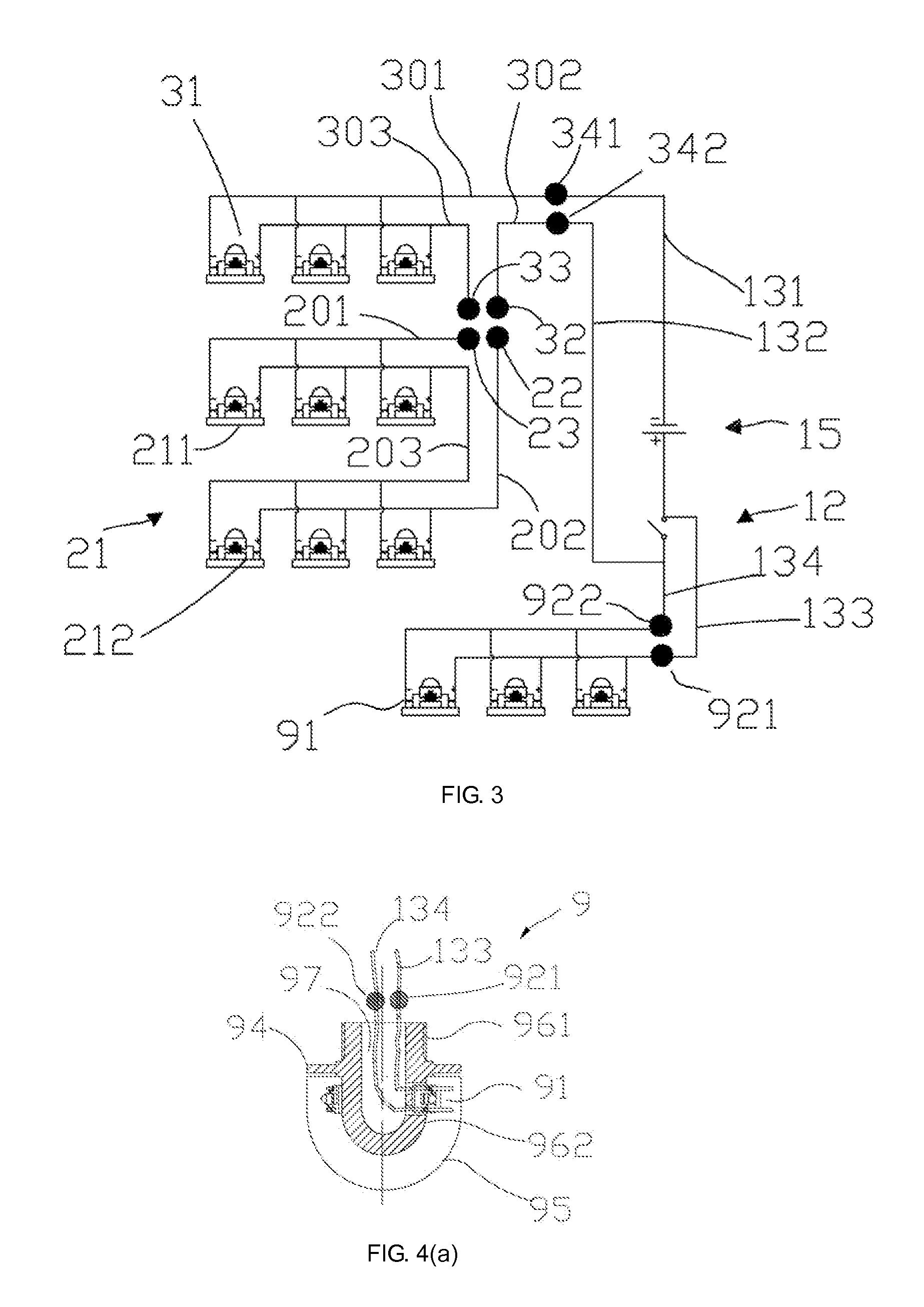 Structures of luminous umbrella