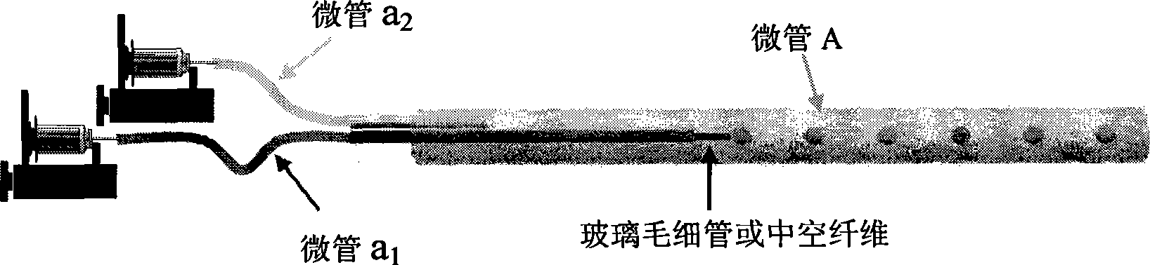 Method for preparing coaxial microchannel reactor