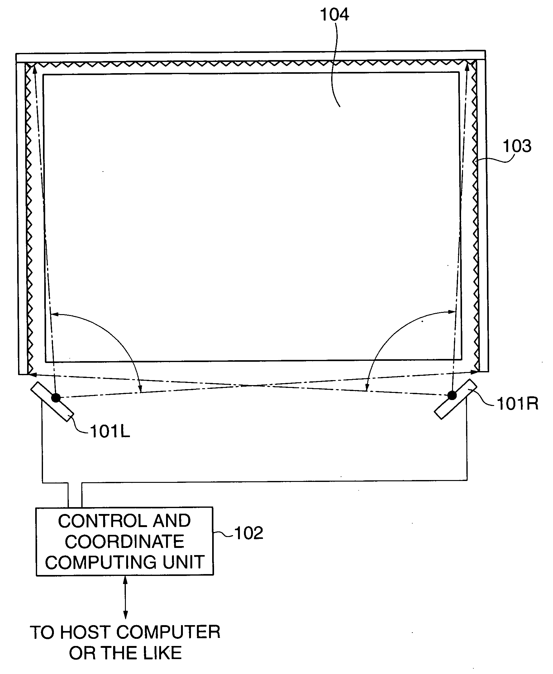 Coordinate input device, control method therefor, and control program for implementing the method