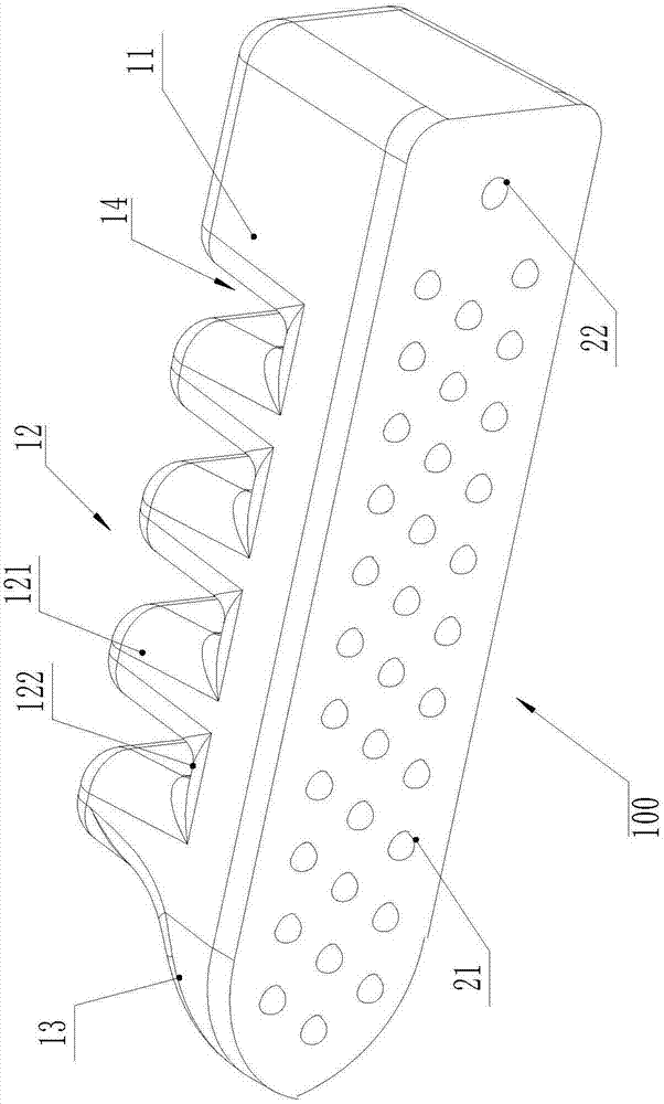 Novel flexible finger