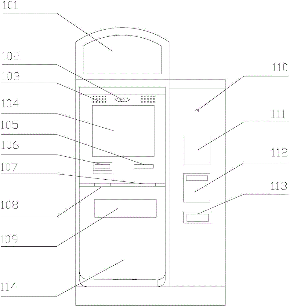 Intelligent parking lot management terminal and system