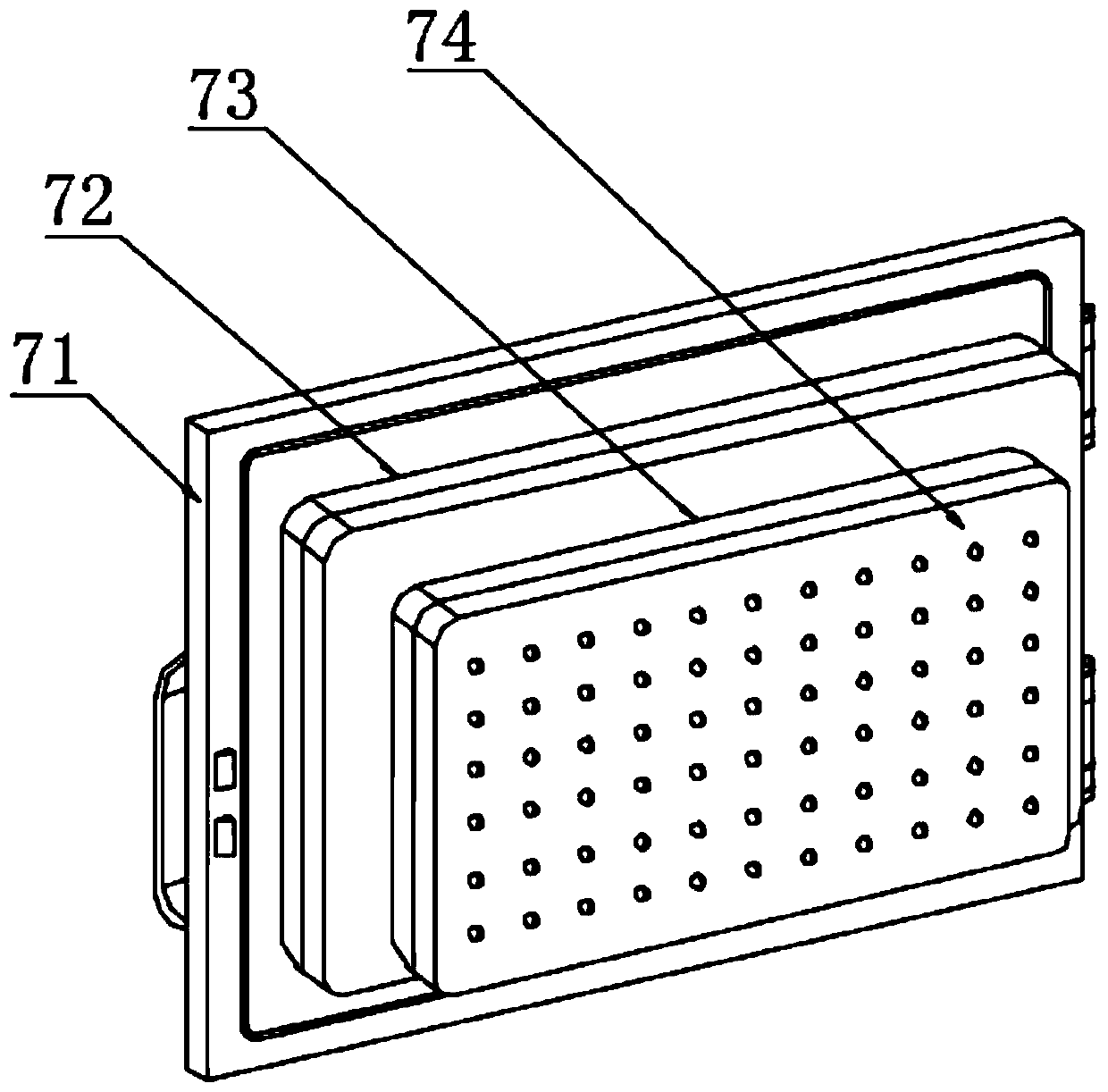 Portable sterilization device after minimally invasive operation in urinary surgery department