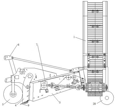 Potato combine harvester