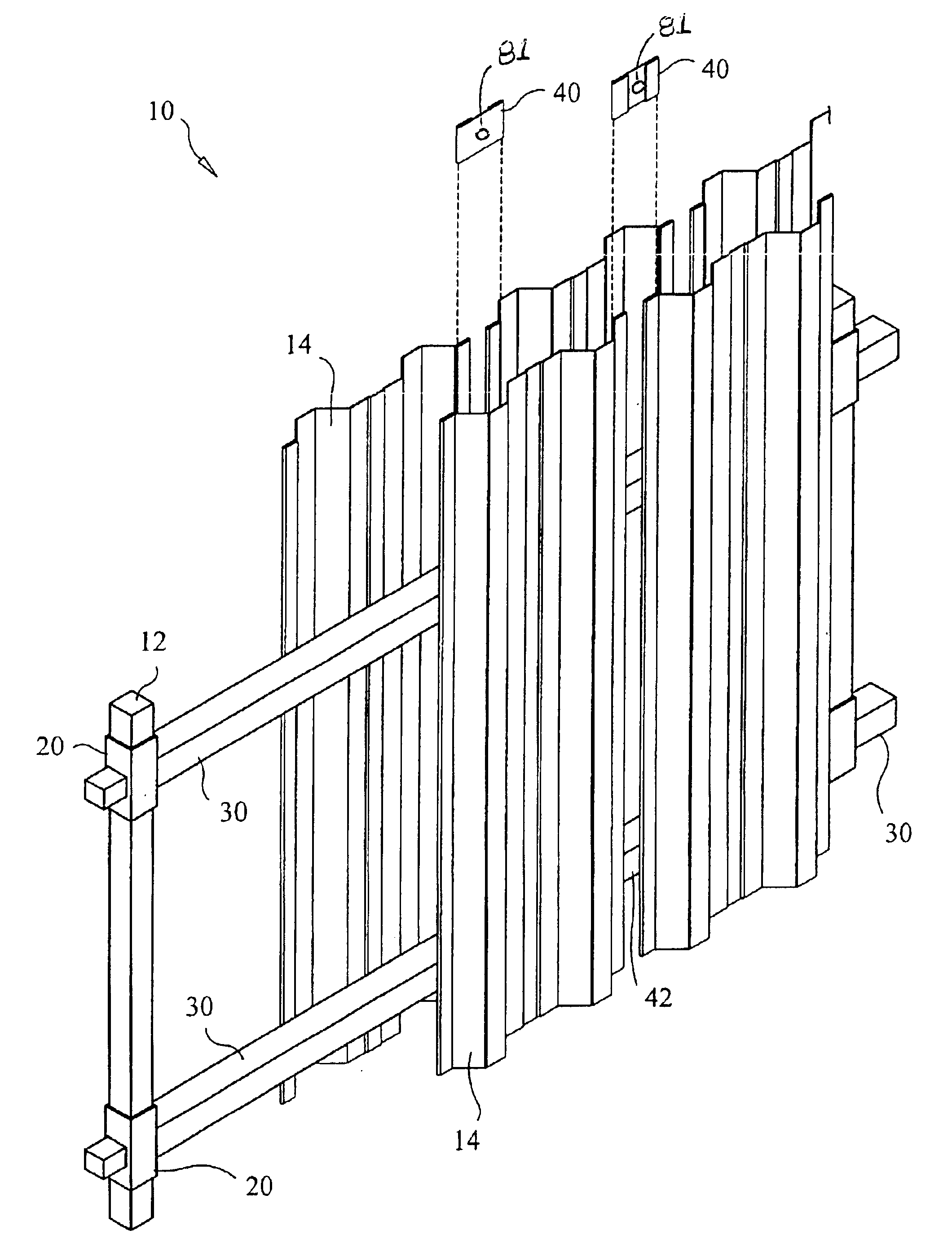 Fence panel device and modular fence system