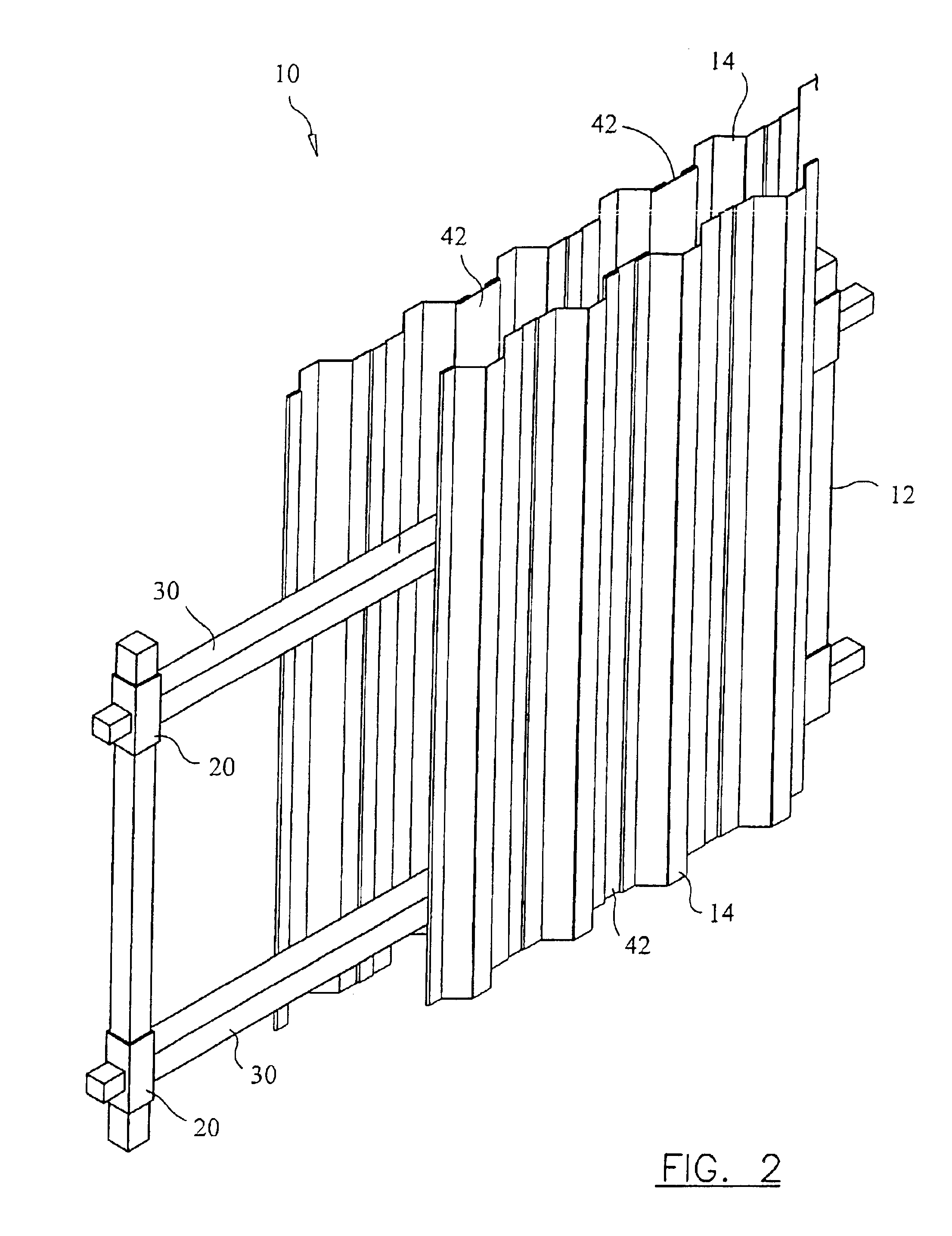 Fence panel device and modular fence system